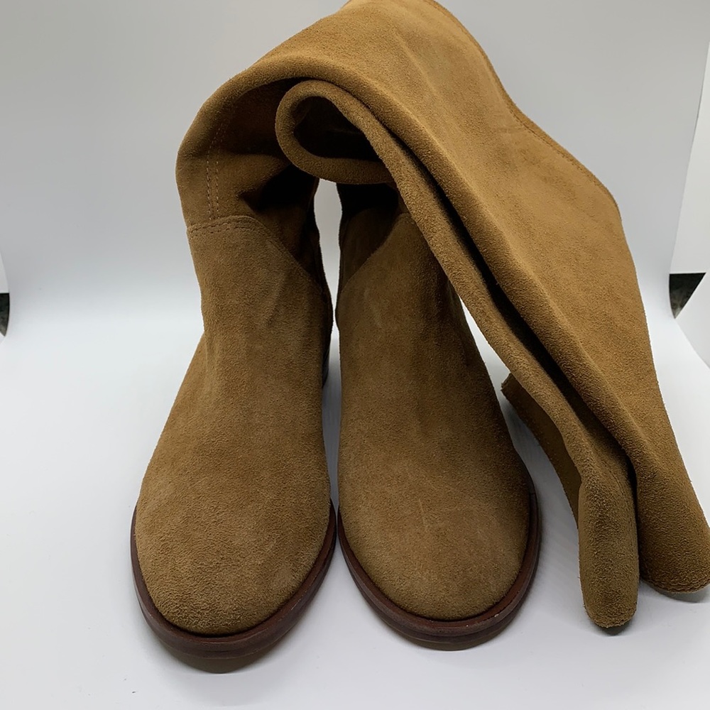 Gianni Bini Knee High Brown Suede Boots